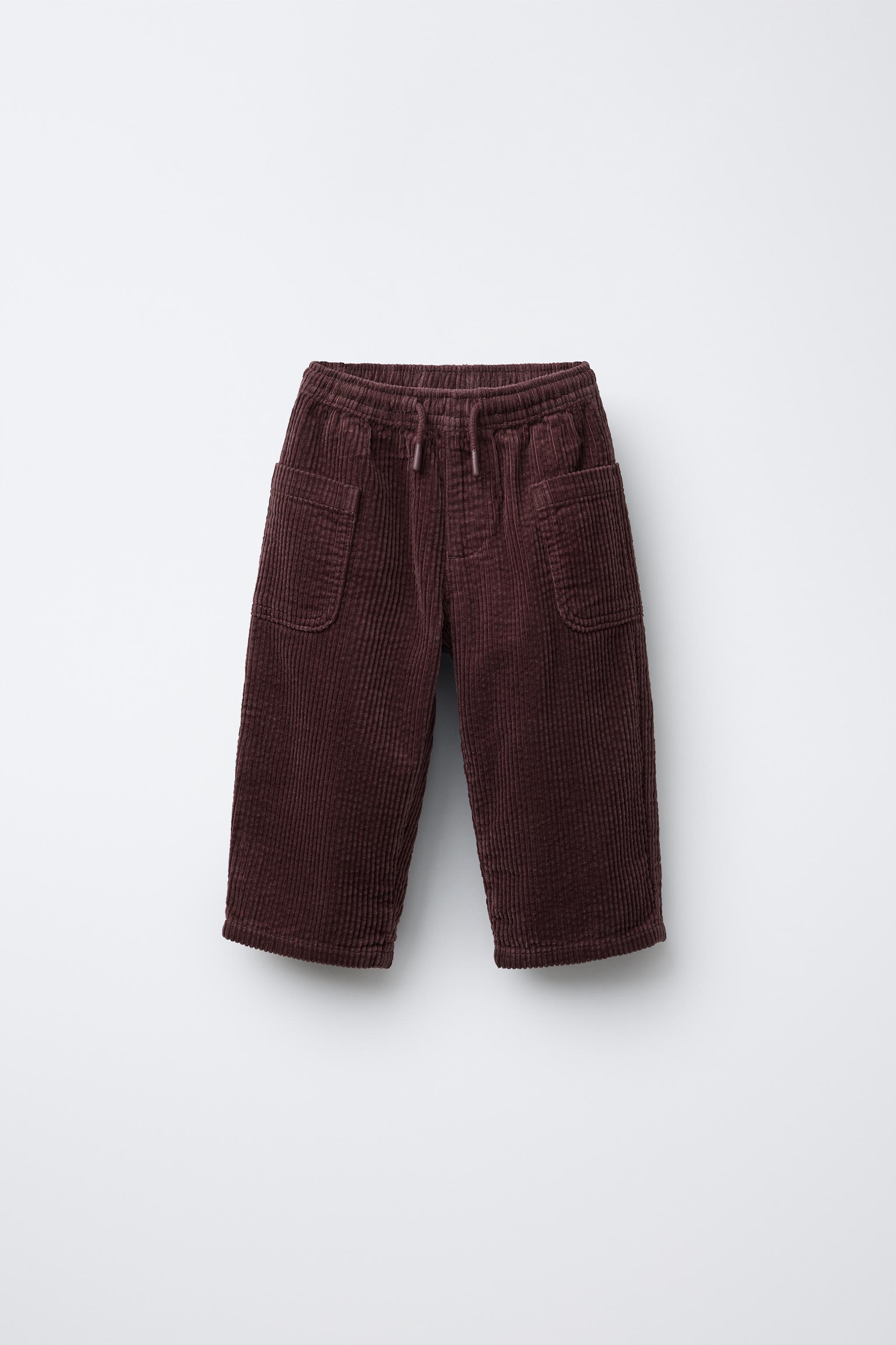 CORDUROY PANTS WITH POCKETS